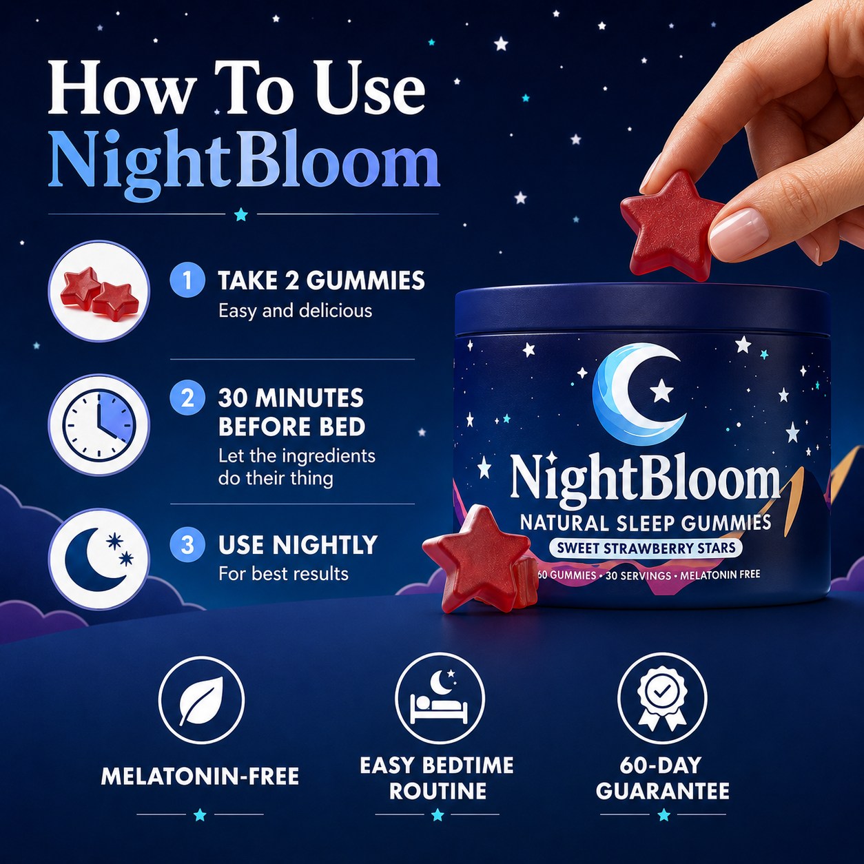 NightBloom Sleep Gummies