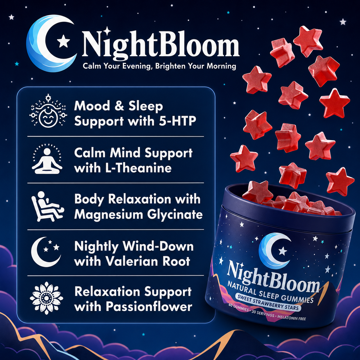 NightBloom Sleep Gummies